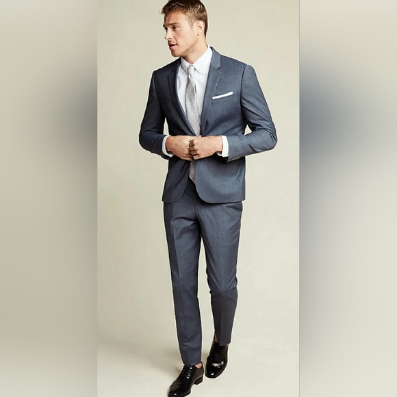 Express Suits & Blazers Express Men Navy Suit Poshmark